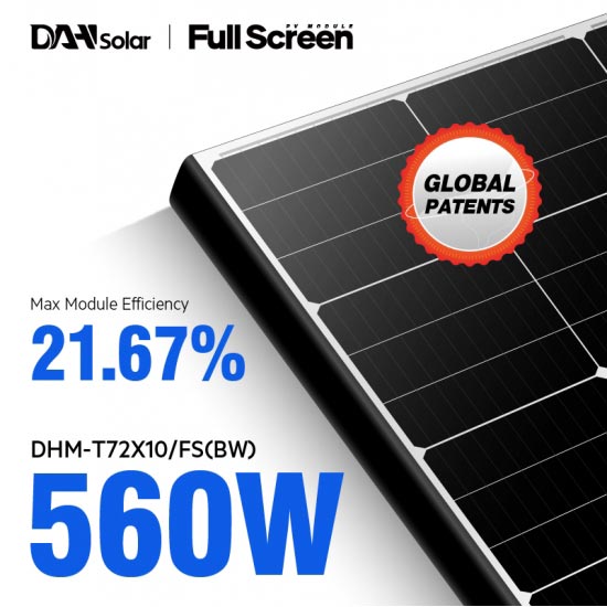 DAH solar Full Screen DHM-T72X10/FS(BW)